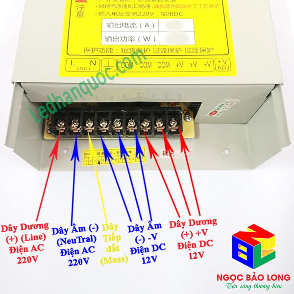 nguồn 5v70a dùng ngoài trời chống mưa xác lớn