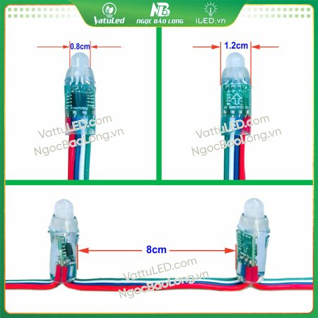 LED F8 ARGB 8206 Full color