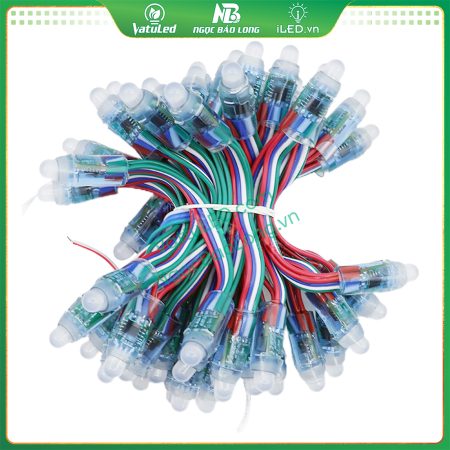 Bóng LED đúc F8 Full màu 8206