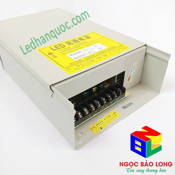 nguồn 12v33a dùng ngoài trời chống mưa xác lớn