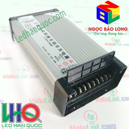 nguồn 12v58a ngoài trời chống mưa hộp nhôm