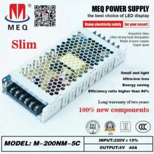 nguồn mỏng tổ ong 5v40a MEQ