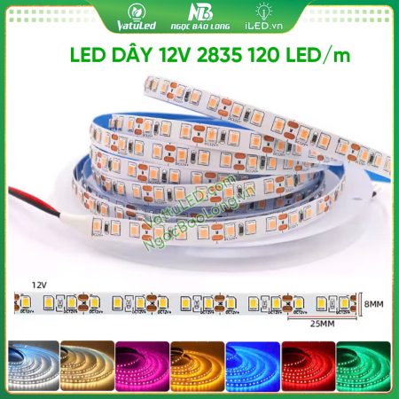 led dây dán 120 led/m