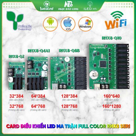 Mạch điều khiển LED ma trận full color RHX
