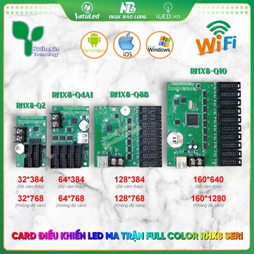Card RHX Wifi- Điều khiển Led ma trận full màu