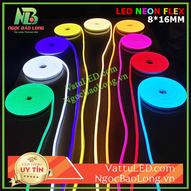 LED Neon Sign 12V bản 8*16 - Đèn LED Ngọc Bảo Long