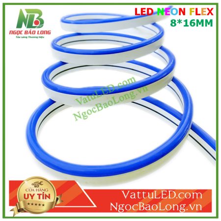 Led sign neon 12v xanh duong