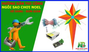 hướng đẫn thi công ngôi sao bằng Led ful;