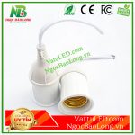 Đui đèn E27 treo rời có dây kín nước Đui đèn E27 treo rời có dây kín nước