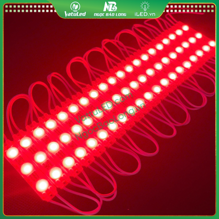 LED hắt module 3 bóng ánh sáng đỏ