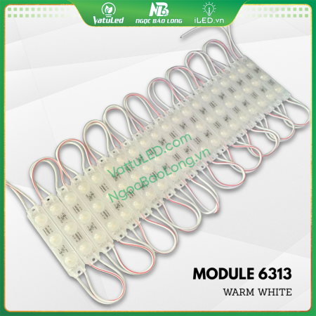 LED hắt module 3 bóng 6313 vàng ấm