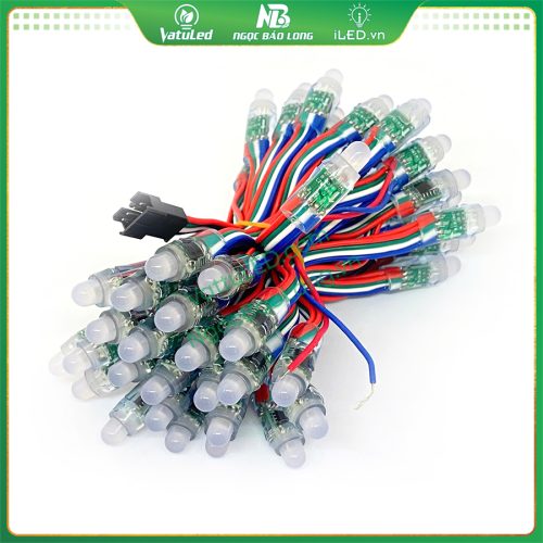 LED Đúc F8 Full Color IC 1818 dùng điện 5V- 2 dây Data giá rẻ LED Đúc F8 Full Color IC 1818 dùng điện 5V- 2 dây Data giá rẻ