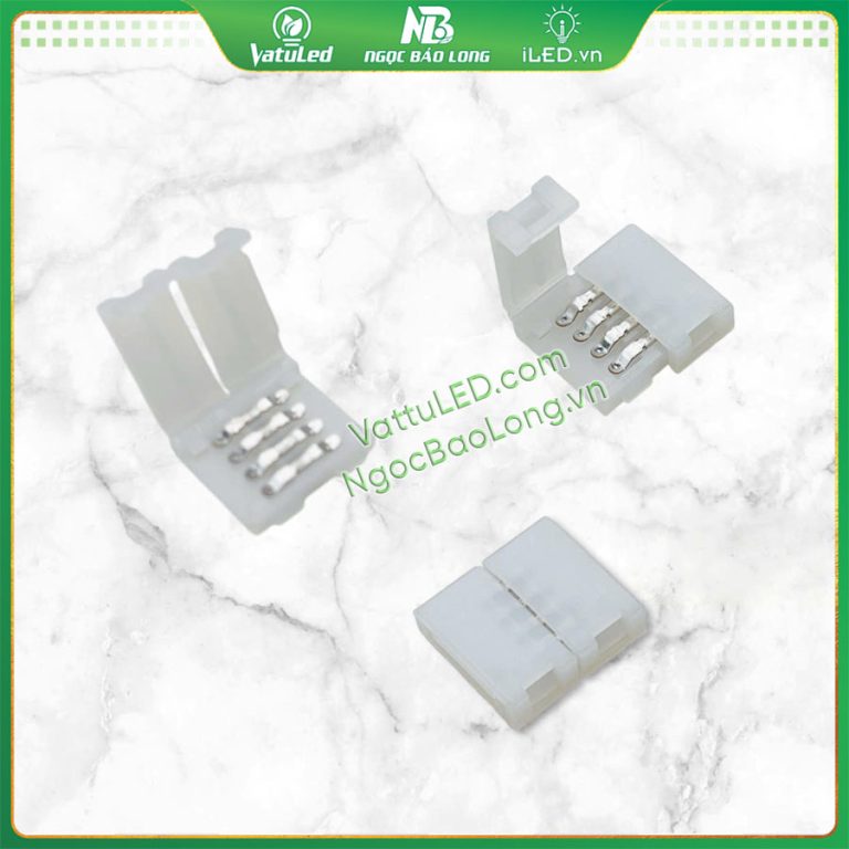 Đầu kẹp nối LED dây 4 Pin 10mm dùng cho led 4 dây rgb-argb