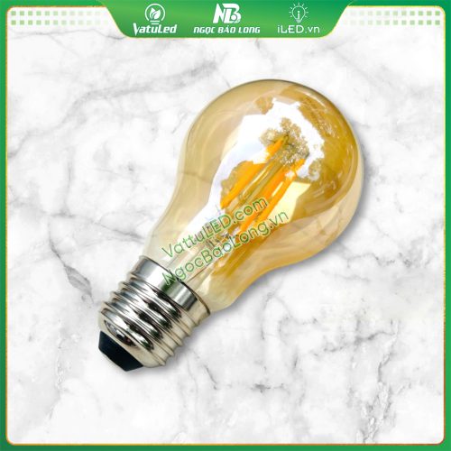Đèn LED Edison A60 4W – Kiểu Dáng Sợi Đốt Cổ Điển, Ánh Sáng Sang Trọng