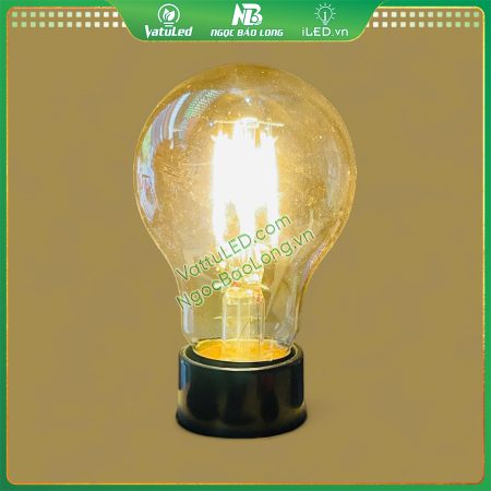 Đèn LED Edison A60 4W màu vàng