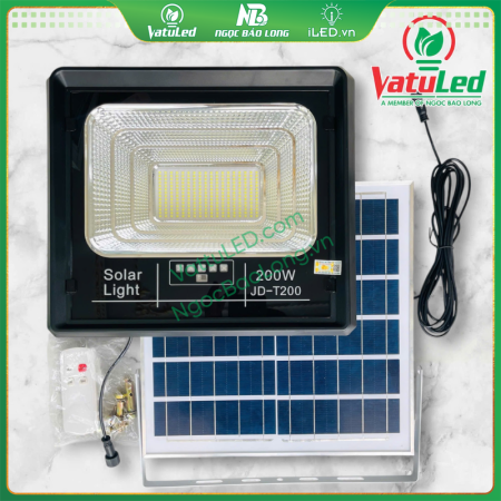 Bộ sản phẩm đèn pha NLMT 200W JD-T200 Jindian