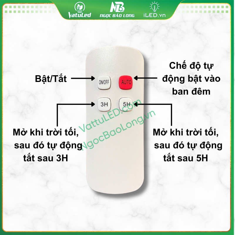 remote đèn pha JD-T200