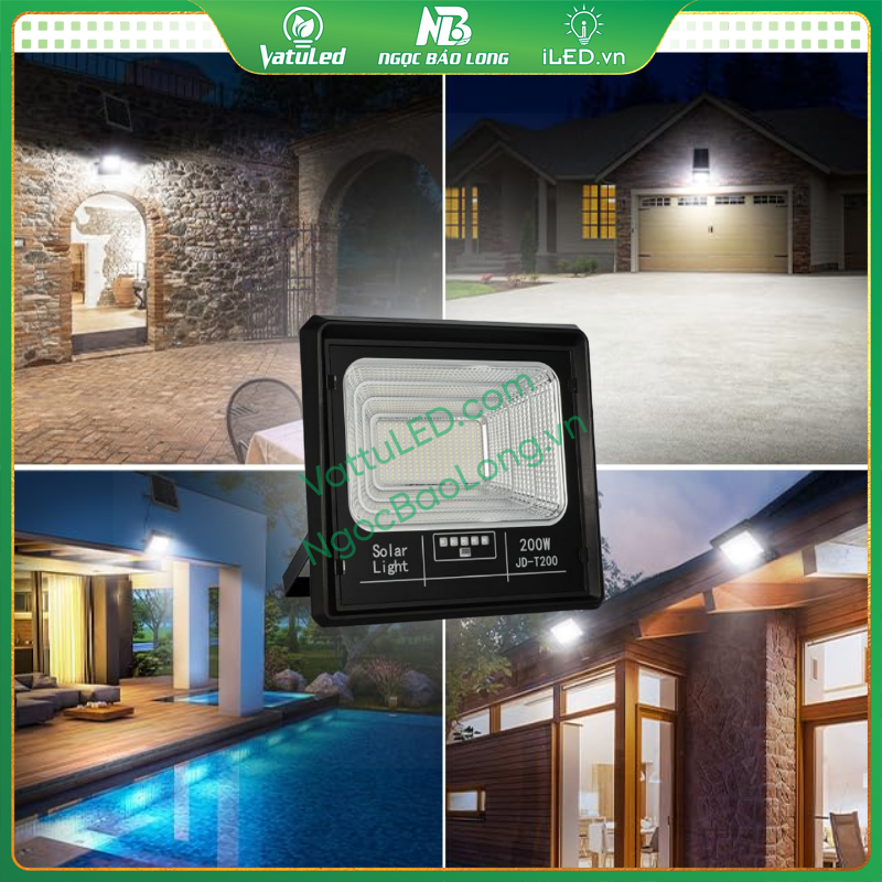 ứng dụng đèn NLMT JD-T200 Jindian